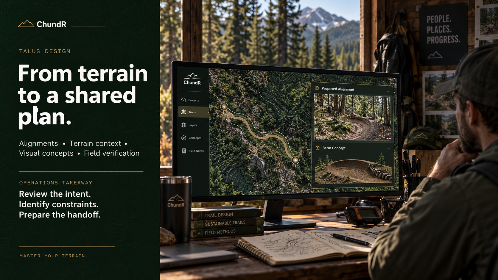 Talus Design: From terrain to a shared plan.